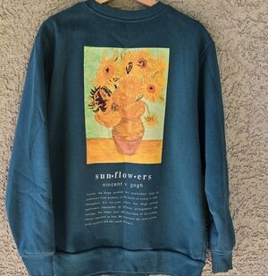 Mighty Fine Van Gogh Sunflowers Sweatshirt